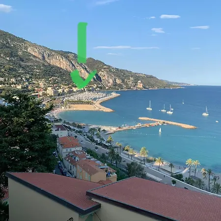 L'espadon - Vue Mer, Proche Et Gare Lägenhet Menton