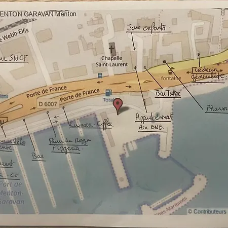 L'espadon - Vue Mer, Proche Et Gare Menton